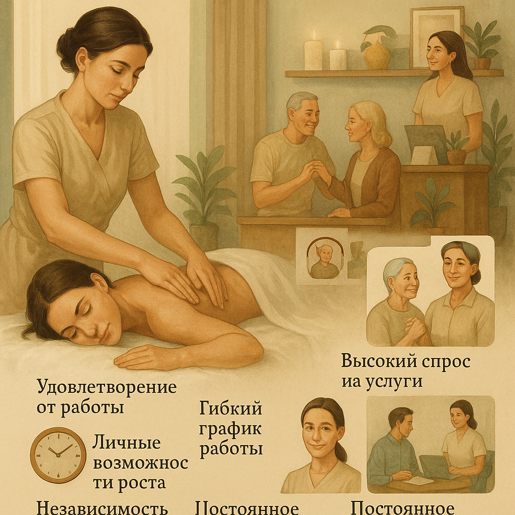 7 ключевых преимуществ профессии массажиста: от личной свободы до стабильного дохода